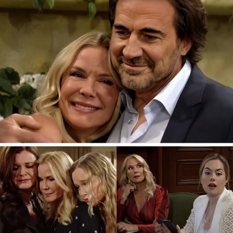 Donna Cheers Brooke and Ridge’s Romantic Reunion—Love and Drama Ignite at Forrester Creations!