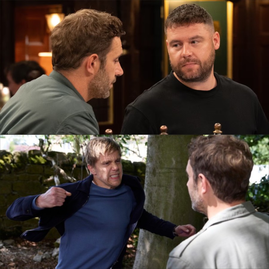 Emmerdale Drama: Vick brings John to visit Aaron, then secretly watches from outside as he tries to strangle him—but instead of helping Aaron, she quietly records the act to use as blackmail! –