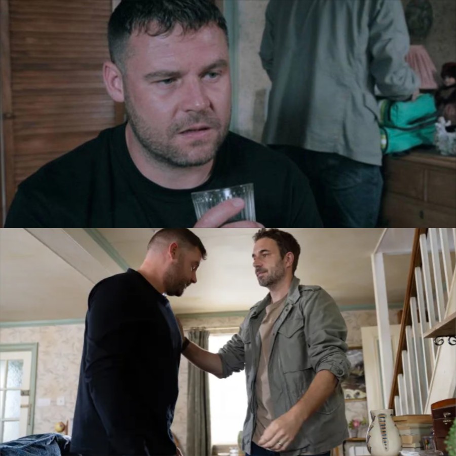 Emmerdale Shock: Aaron follows the trail to the cliff where John once hung his victim; in the mist, a hand shoves him—has the hunt just turned on its head? –