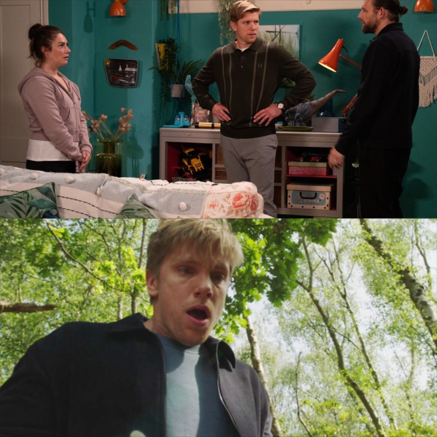 Emmerdale TRUTH: Kev and Robert are hiding a secret: they’re not really married at all, but partners in a scheme. Kev has been Robert’s informant, and now the time has come for Kev to help Robert expose everything! But what explosive information is Kev holding onto? –