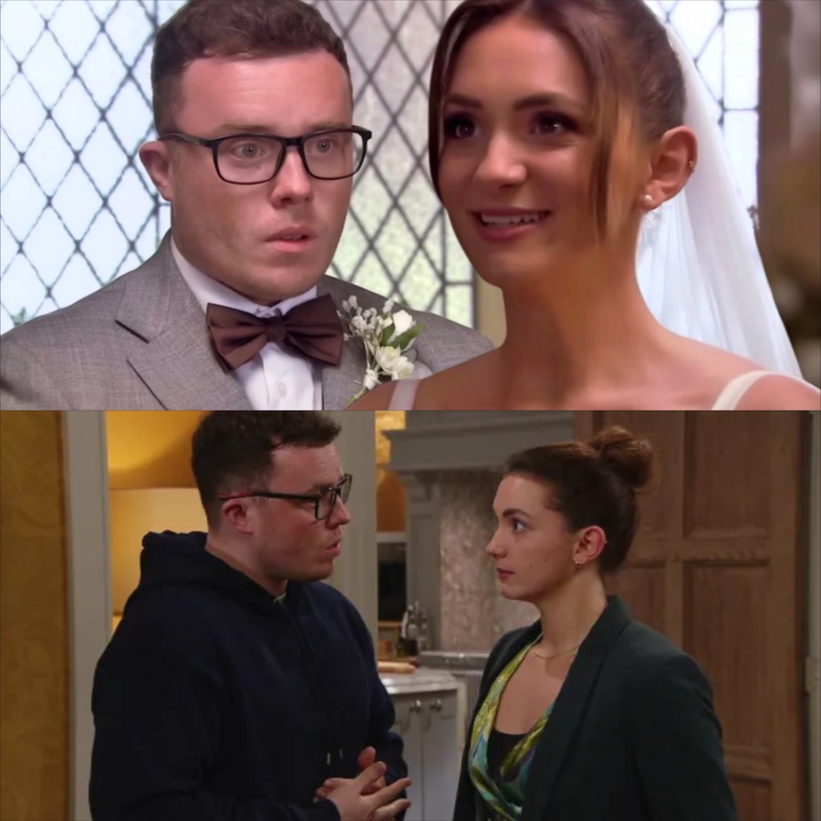 Emmerdale SHOCK: Vinny receives an anonymous call on his wedding night, a cold voice saying, “You think it’s that easy to escape me?”—and when he turns around, Gabby is gone from the room! –