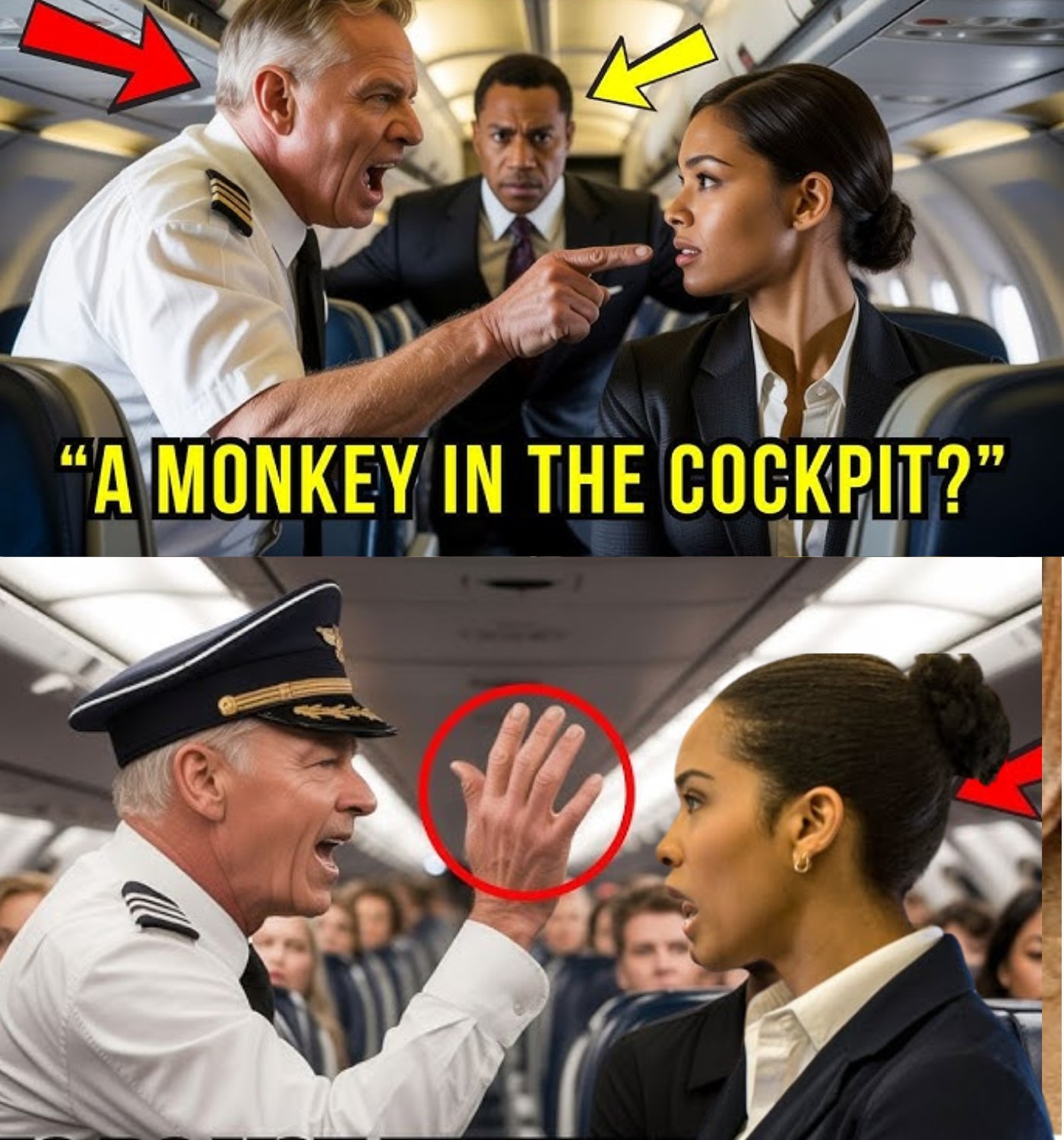 Pilot Calls Black Girl “Monkey” in First-Class—Her CEO Husband Walks In and Fires Him on the Spot