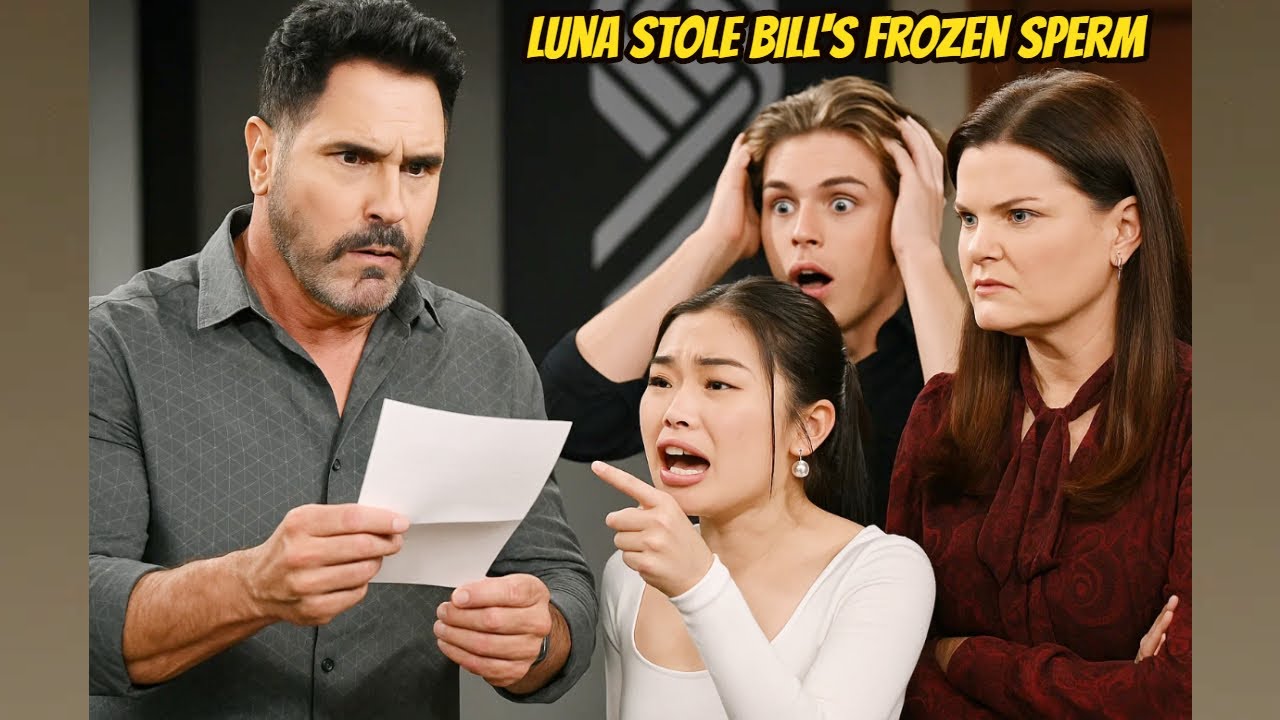 Luna stole Bill’s frozen sperm, shocking confession The Bold and the Beautiful Spoilers