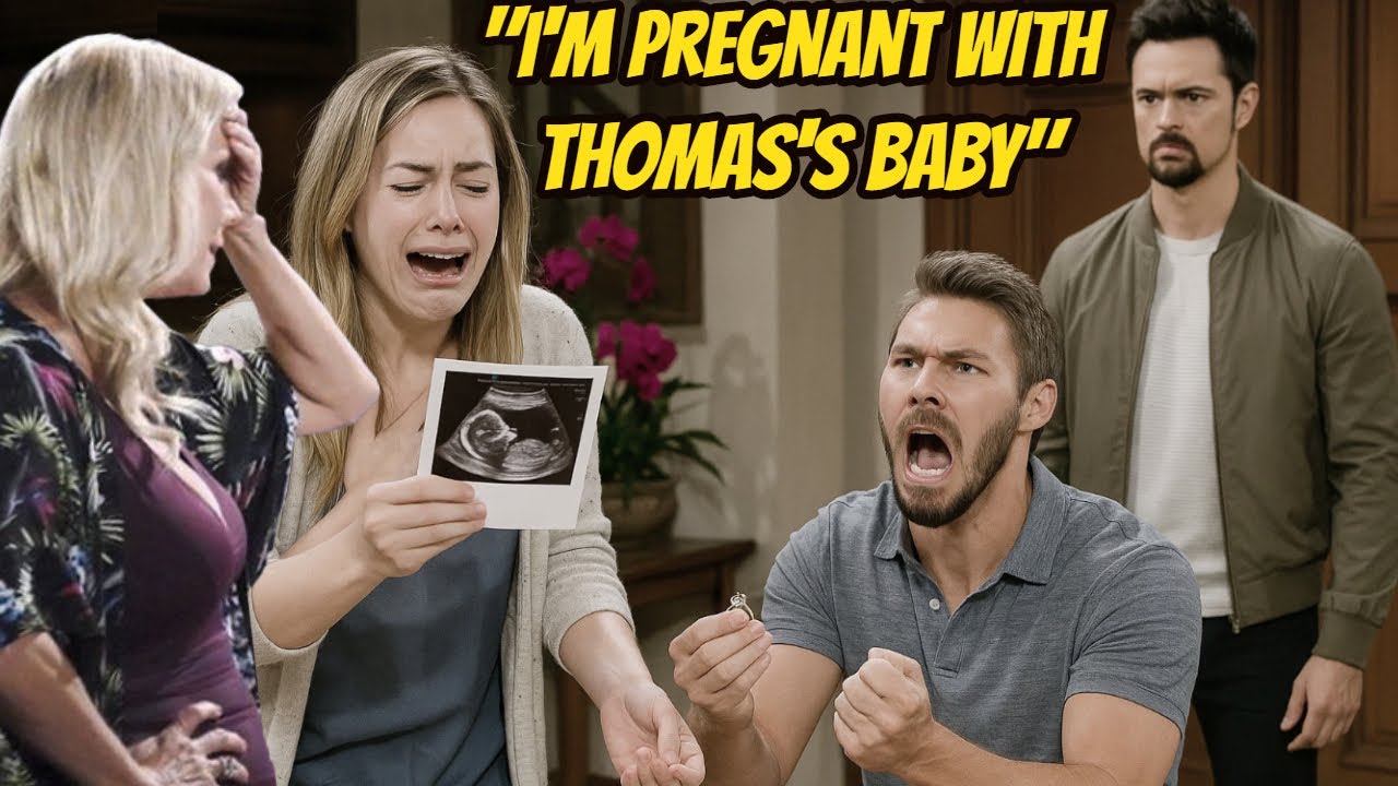 Breaking news from the world of glamour and drama! Hope’s heart shattered as she tearfully turned down Liam’s proposal, choosing the unthinkable path instead—she’s carrying Thomas’s baby! How will this explosive twist shake the foundation of love and loyalty in LA? Secrets, betrayal, and life-changing choices swirl in a whirlwind of emotion, leaving fans gripping their seats! What does this mean for the tangled web of desire and rivalry? Don’t miss a moment of the chaos! Stay tuned and share your thoughts below! #TheBoldAndTheBeautiful