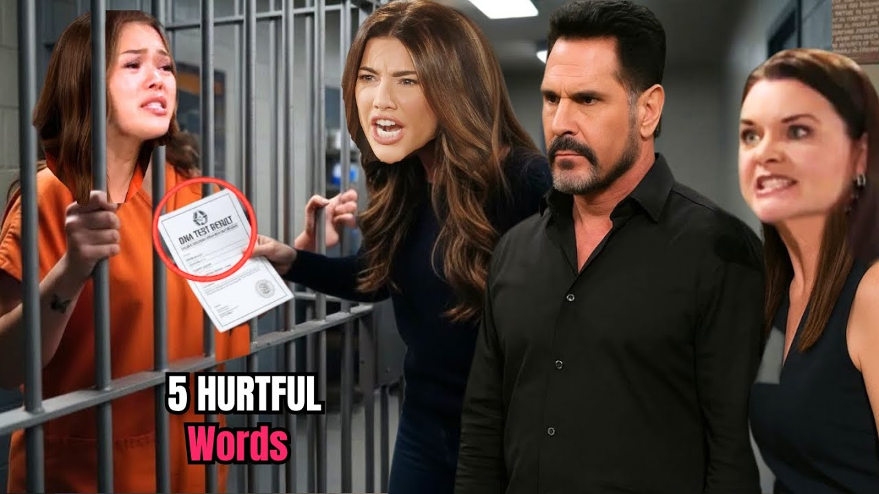 In a heart-wrenching twist that will leave you breathless, Steffy unleashes 5 devastating words in a prison confrontation, shattering Luna’s world and igniting a storm of regret! Witness the emotional fallout as secrets unravel and tears flow—this is the moment you can’t afford to miss! Will Luna find redemption, or are the scars too deep? Tune in now and prepare for the emotional rollercoaster that is Boundless & Broken! #B&BDrama #MustSeeTV