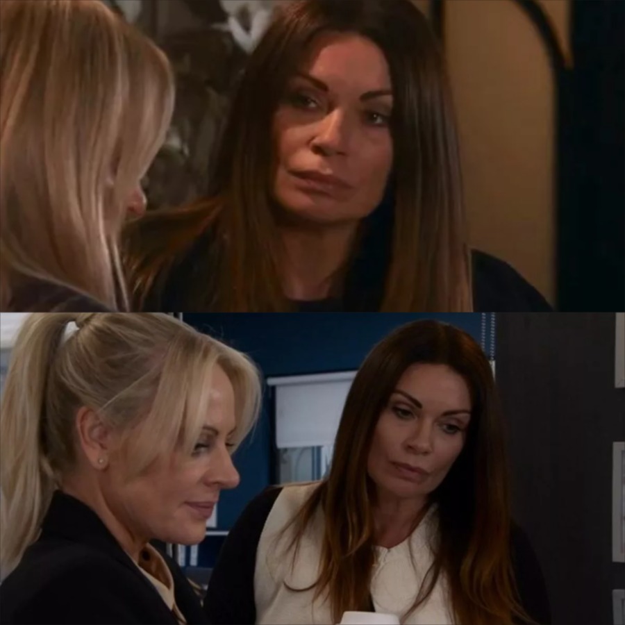 Coronation Street Drama: Carla catches a glimpse of Becky in the mirror, exclaiming, “You’re supposed to be deceased!” before breaking the glass, causing her blood to splatter on the wall. – film.purextop.com