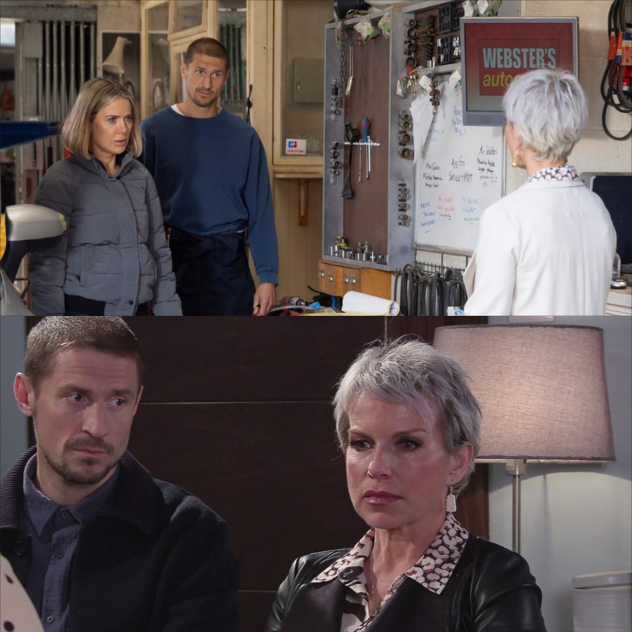Surprise Exit on Coronation Street: Debbie Webster caught hiding Carl’s misdeeds, resulting in Kevin’s garage being shut down indefinitely. – film.purextop.com