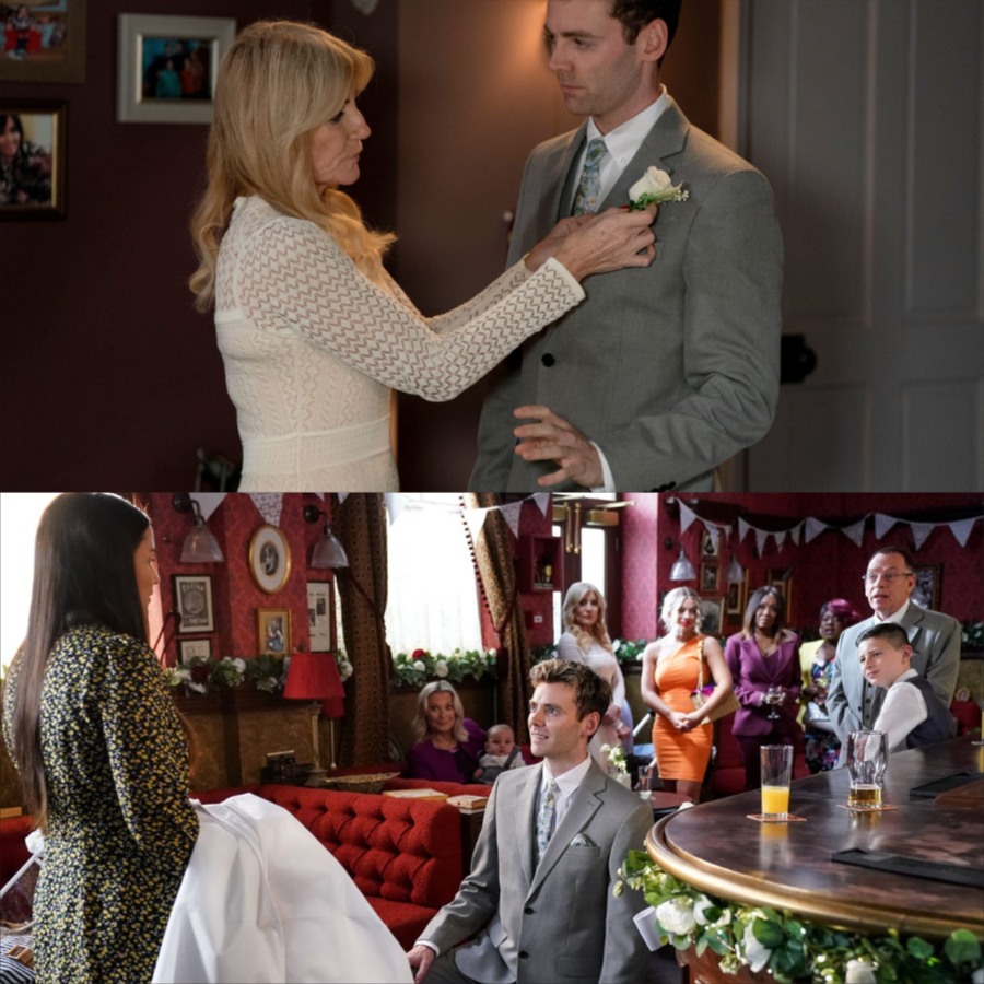 When Max reveals that Zoe is pregnant with Peter’s baby, Lauren collapses in her wedding dress. – film.purextop.com