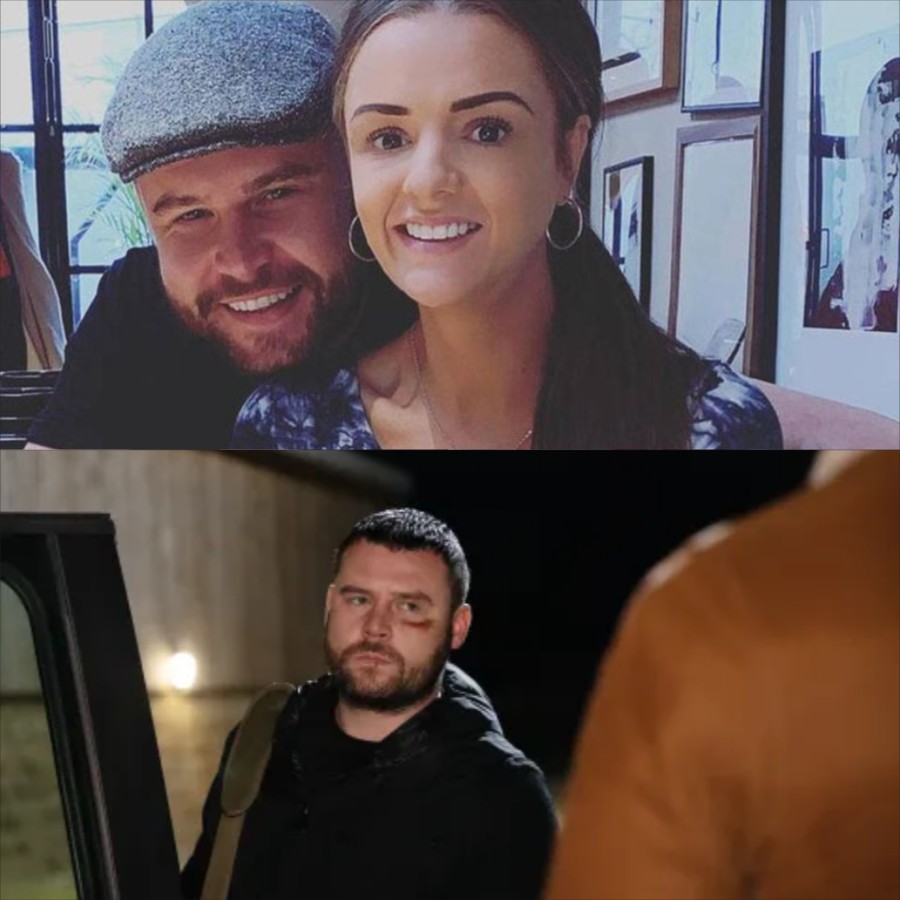Overjoyed: Danny Miller (Aaron) shares news of welcoming his third child, though he admits he fears his career may collapse because of family responsibilities. –