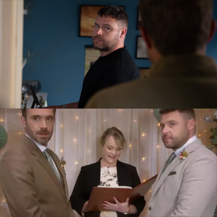 OMG! Robert is frozen as Kev flashes the marriage certificate in front of Aaron—but this is only the beginning of the nightmare… –
