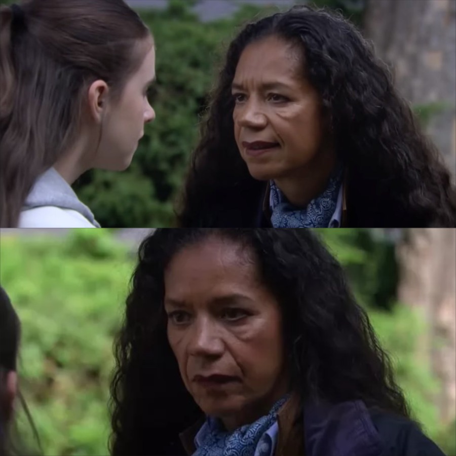 April Windsor is close to dismantling the drug empire by uncovering that Celia has been the mastermind behind it all – however, Celia reveals another shocking truth to April: “I am your mother.” –