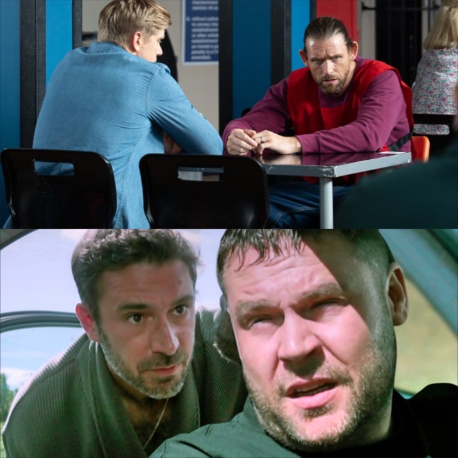 SHOCKING: Robert Sugden stands between two choices – save Aaron or protect Kev – and his decision could doom all three men.