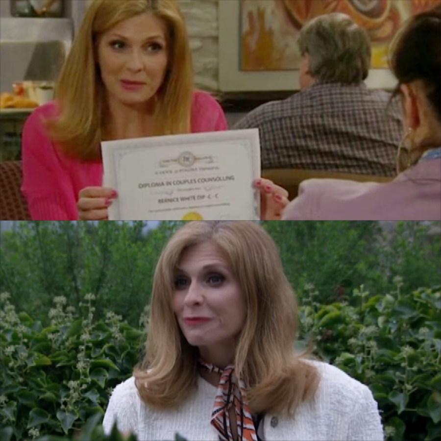 Bernice returns at the very last second and blurts out: “This is a deadly mistake”—but what secret does she know that makes Gabby turn pale? –