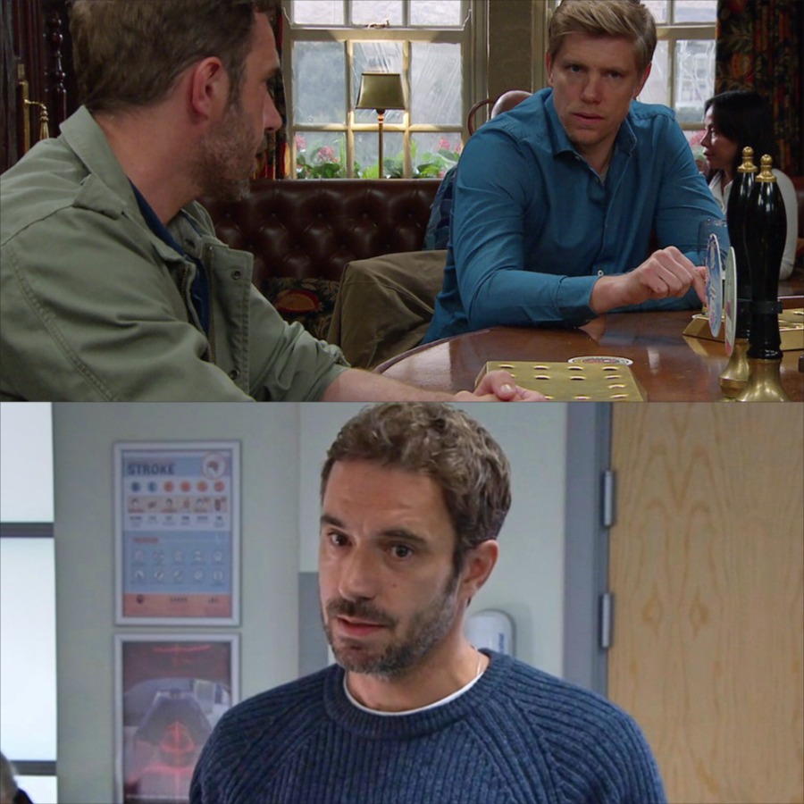 Robert Sugden receives an anonymous message: “He’s not dead, Robert.” – the sender’s name shocks him: John Sugden.