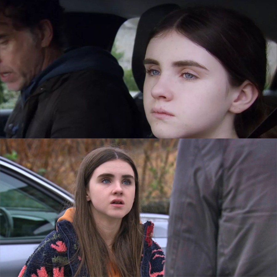 April from Emmerdale gets trapped in a hotel room with Tim! Just when it seems something terrible is about to happen, Celia suddenly appears and says, “Don’t touch my daughter.” — Wait, daughter? What’s going on here? –