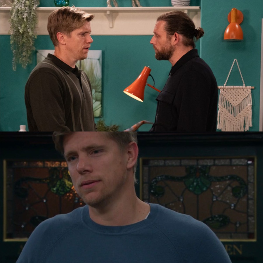 Robert arrives in Corrie looking for John, and is shocked to discover a prisoner with his exact face waiting to “avenge their twin bond.” –