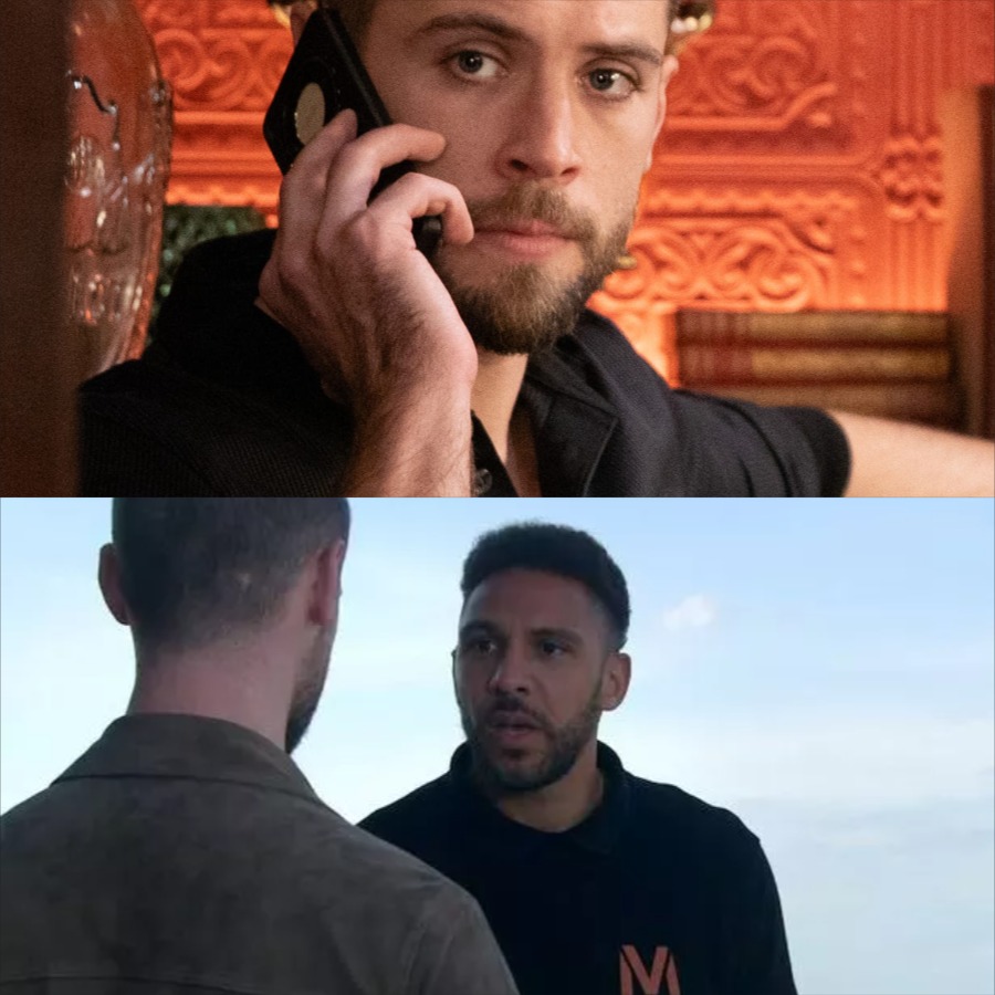 Joe panics after receiving an anonymous message: “I saw you crash that car — and I want £100,000 to keep quiet.”