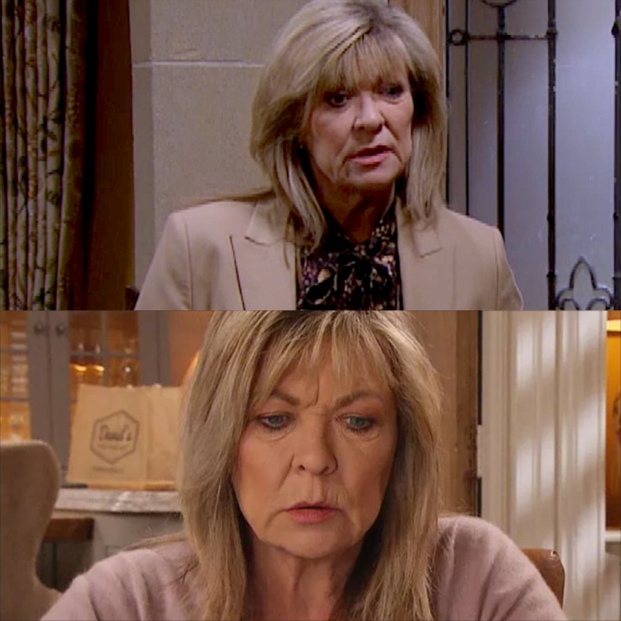 Kim Tate admits to working with Celia on a money-laundering scheme in Dubai — but Celia has a recording that could destroy her.