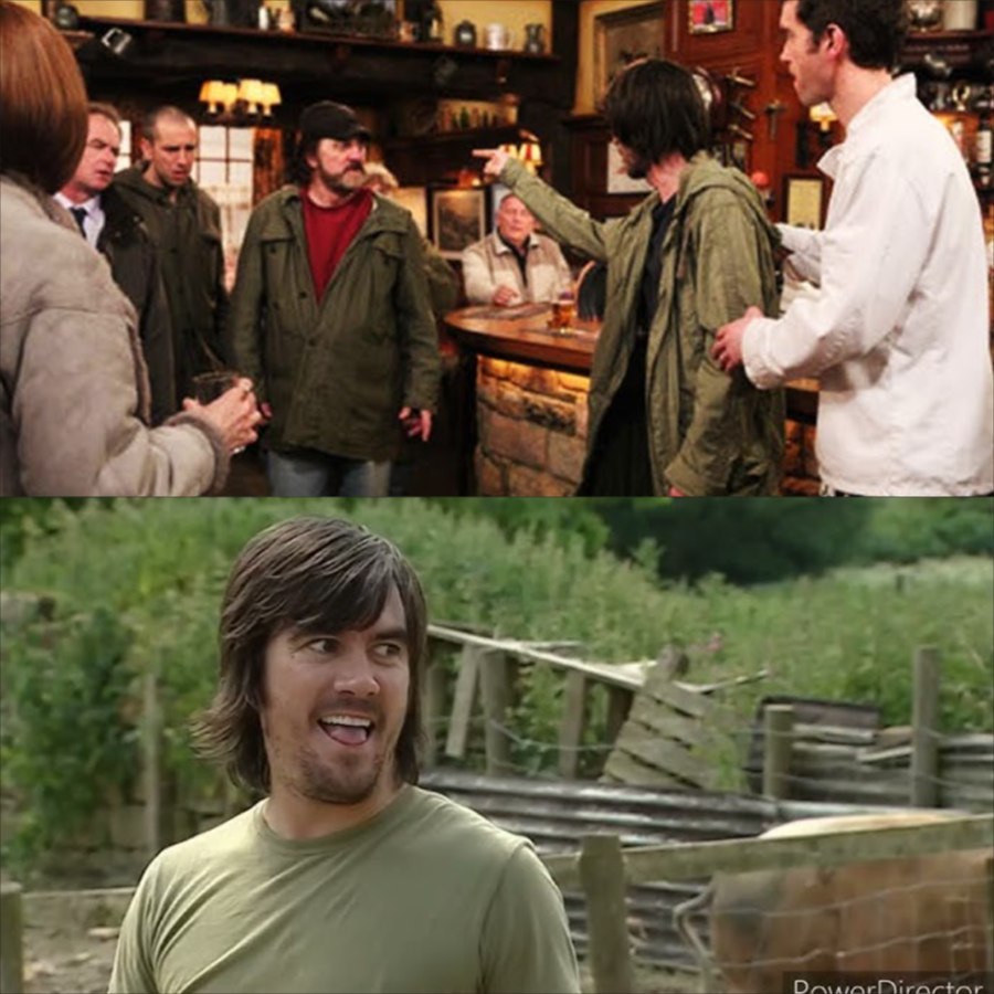 Ray returns to Emmerdale, runs into Eli Dingle at the pub — the two brawl in what fans call a “classic Dingle showdown.”