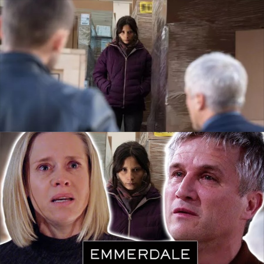Emmerdale surprise: Anya, who has been staying with Ruby and Caleb, is found by the police while on the run, revealing her true identity and leaving them shocked.