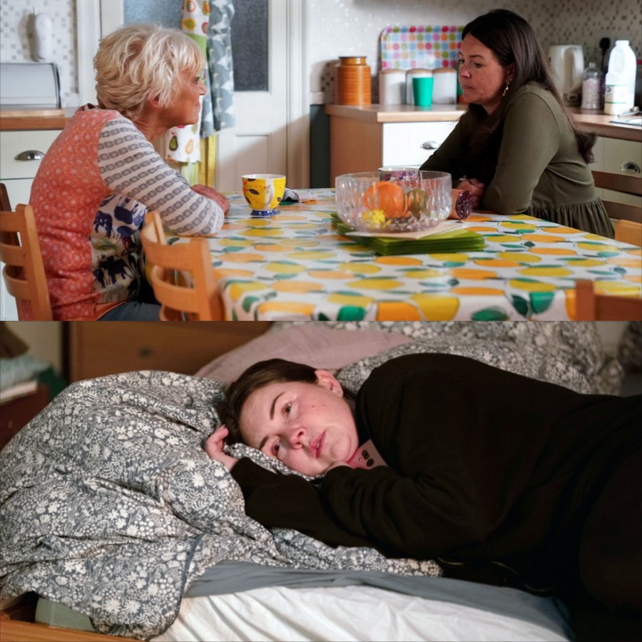 Stacey arrived at Zoe’s place after dark and discovered the bedroom wall with a message written in blood: “Greg is alive.” – film.purextop.com
