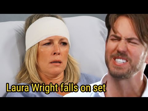 Heartbreaking News! Laura Wright falls on set, Wes Ramsey confirms lover has brain tumor General Hospital Spoilers