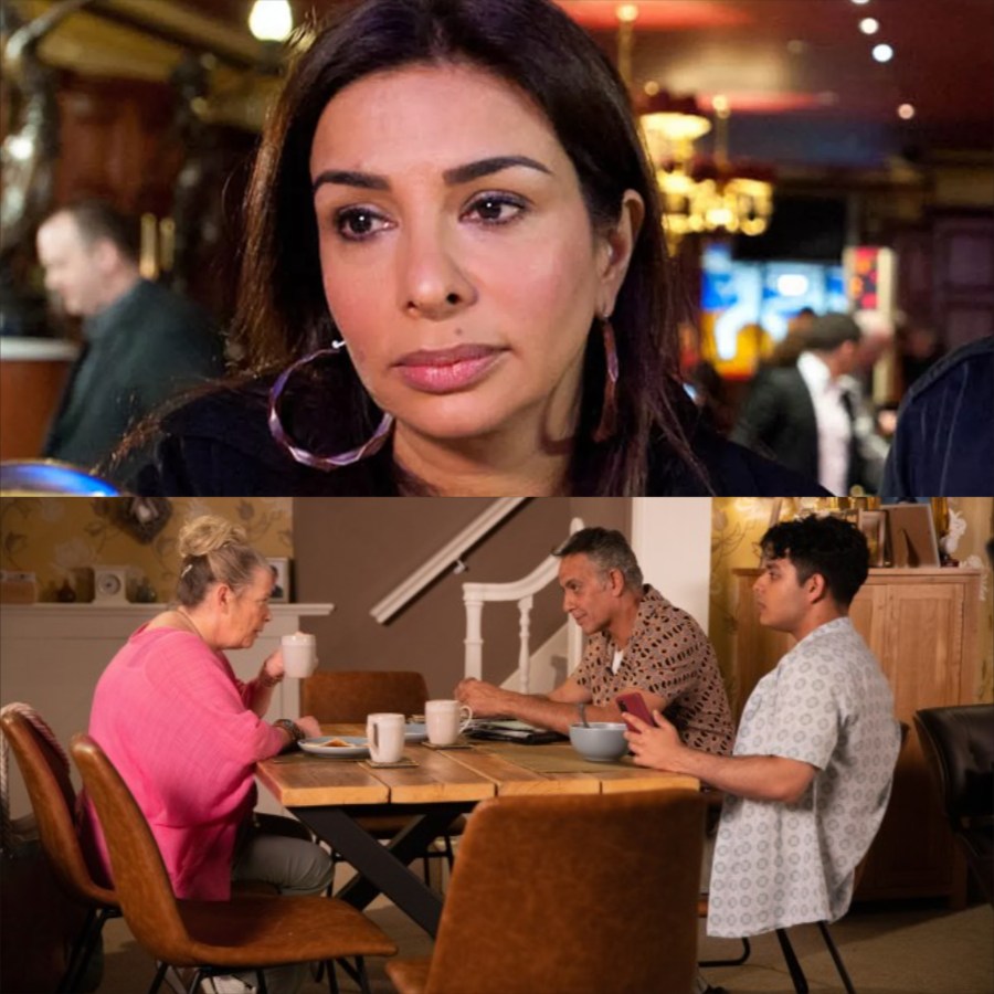 Asha is surprised to see Sunita, who has come back from the dead, right before Asha is about to pass away on Coronation Street. – film.purextop.com