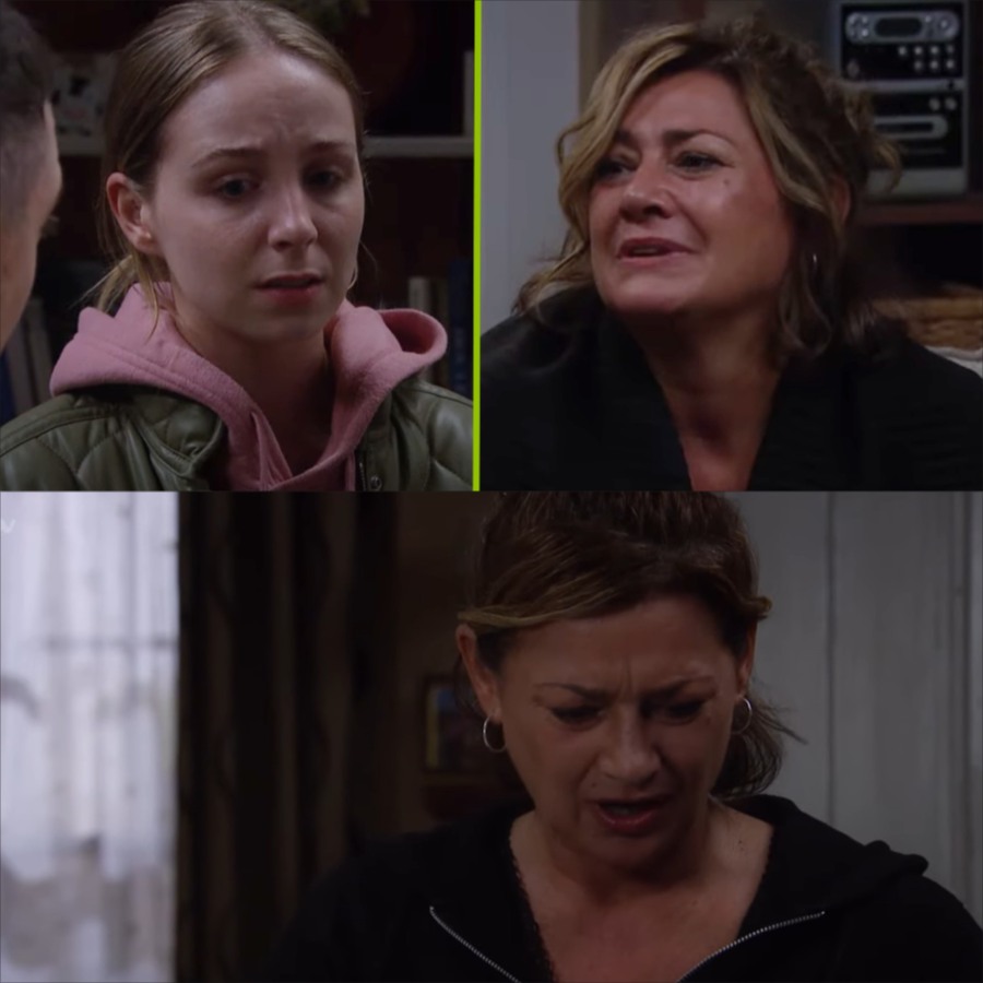 Moira discovers Celia has April’s medical records in her home — evidence she’s been monitoring the girl for months. –