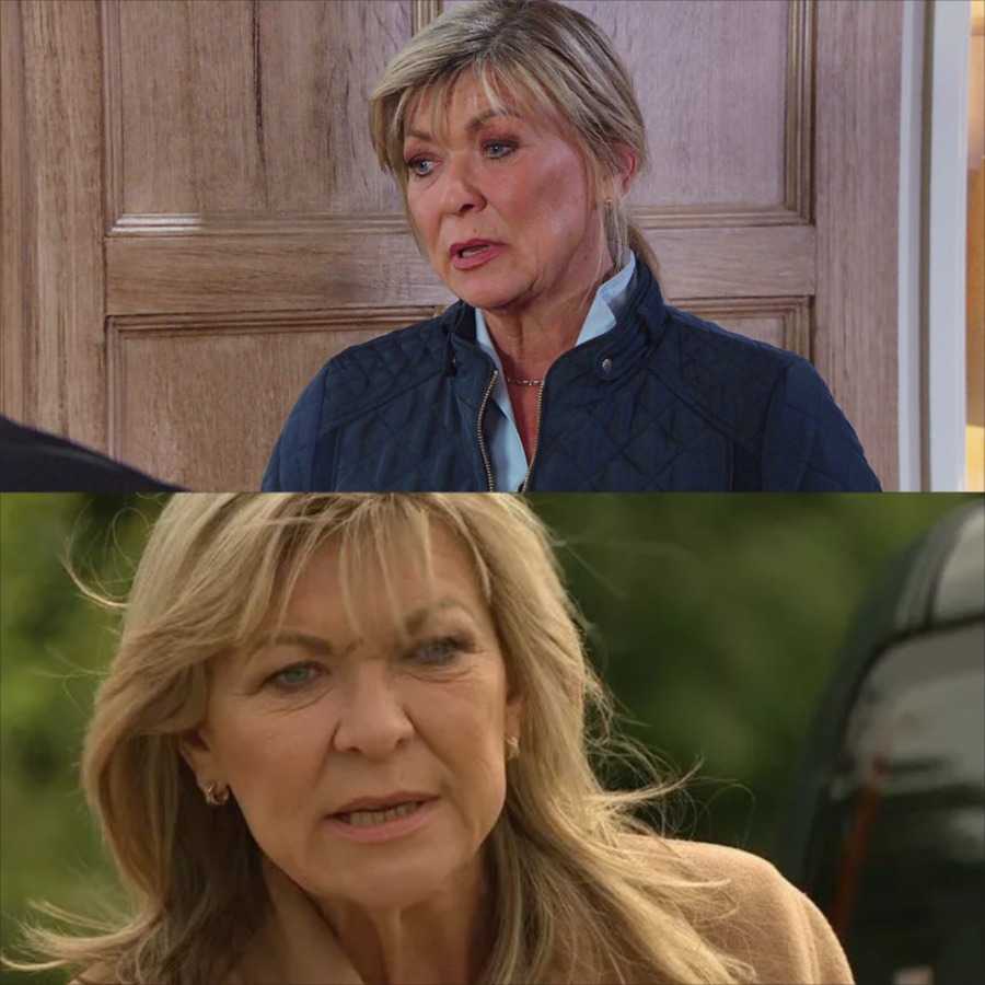 Kim Tate walks out of Home Farm, declaring coldly: “I just bought this whole village.” — and Emmerdale will never be the same. –