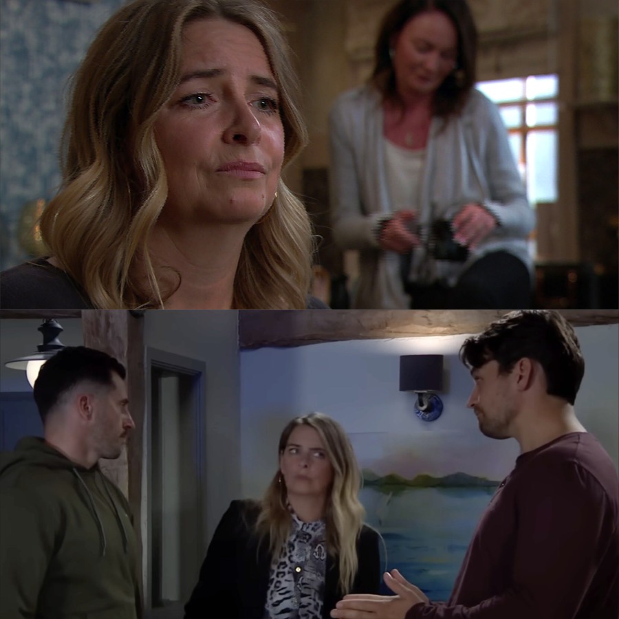 Emmerdale: The secret about Charity Dingle’s child is about to be exposed after Charity accidentally witnesses Mack and Ross “losing control of their feelings for each other”!!!